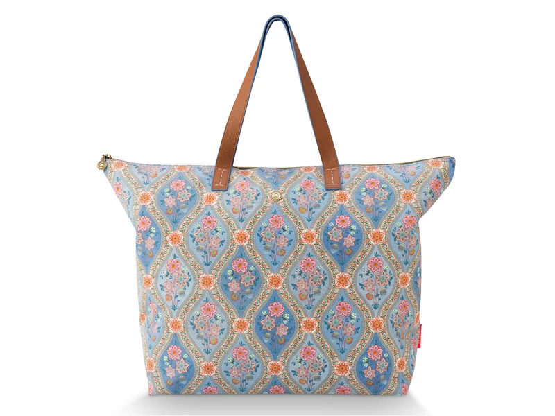PIP STUDIO Tilda Ornamento Blue Tragetasche Large 66x20x44cm