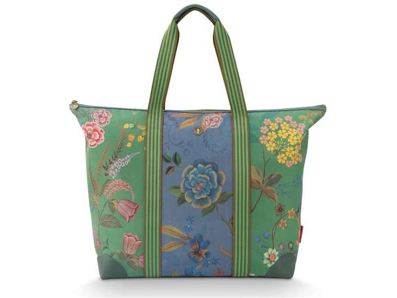 PIP STUDIO Tilda Bodhi Flower Green Tragetasche Large 66x20x44cm