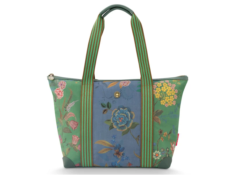 PIP STUDIO Tilda Bodhi Flower Green Tragetasche Medium 47x17x37cm