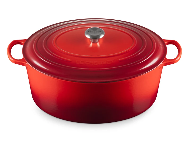 Le Creuset Bräter Signature oval kirschrot 40cm