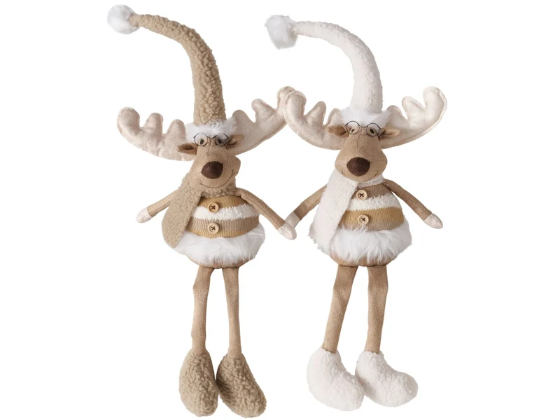 Boltze Franny Kantenhocker sortiert beige 65cm (1 Stück)