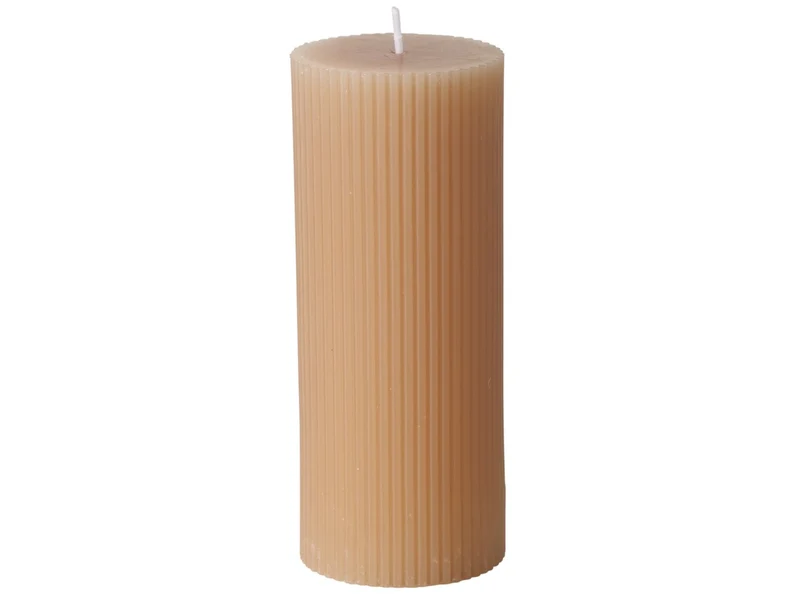 Boltze Classic Stumpenkerze beige 15cm (1 Stück)
