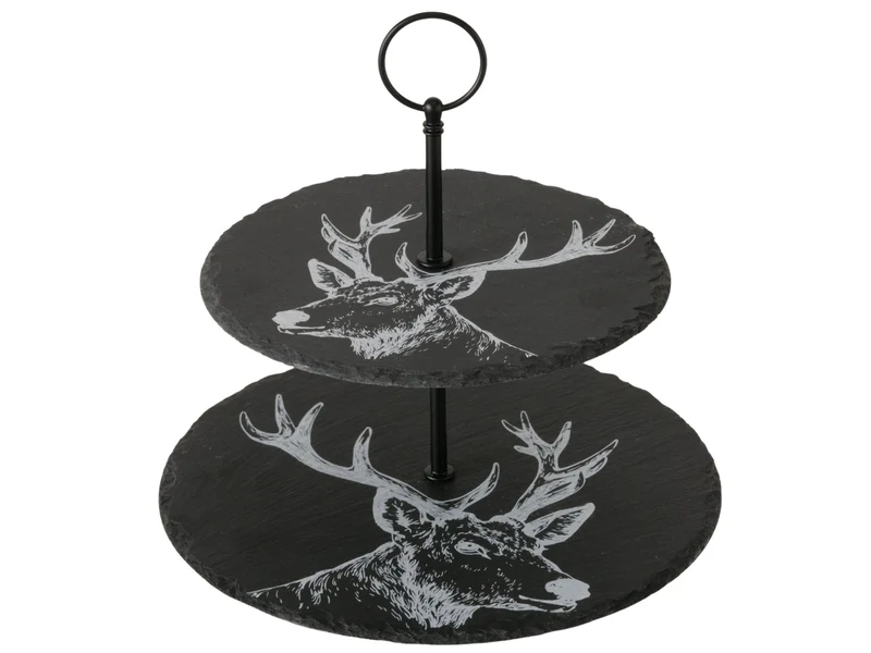 Boltze Moritz Etagere schwarz 24cm (1 Stück)