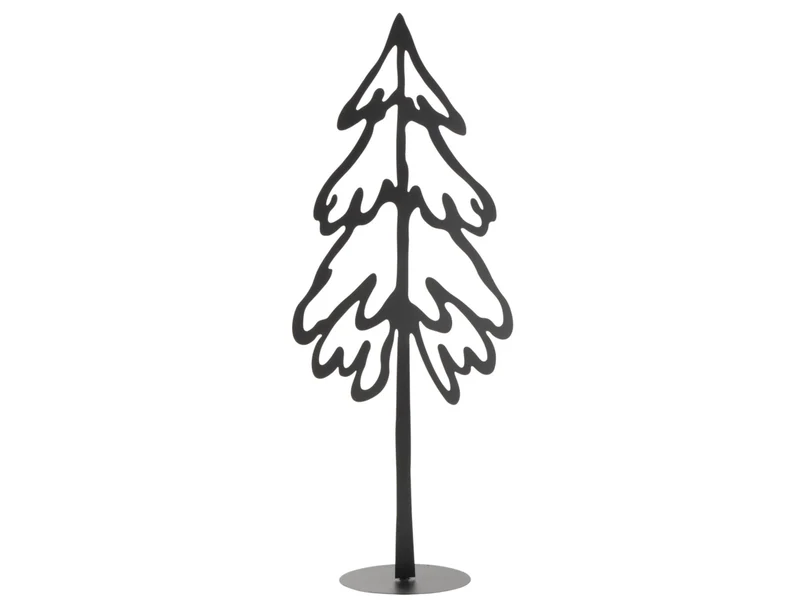 Boltze Finnley Baum mit Stand schwarz 56cm (1 Stück)