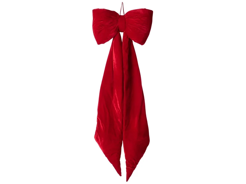 Boltze Bowy Dekoanhänger Schleife rot 162cm (1 Stück)