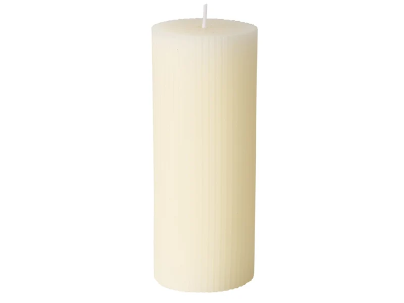 Boltze Classic Stumpenkerze creme 15cm