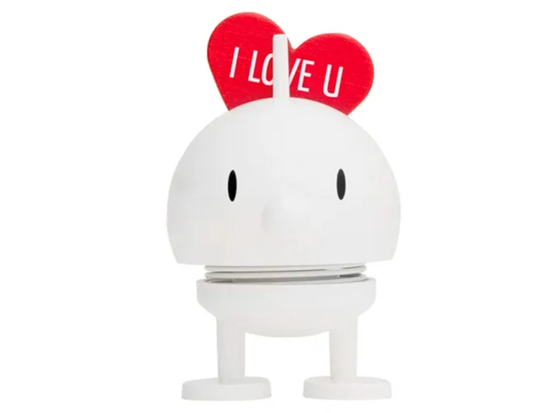 Hoptimist Love Bumble S white 7,2cm