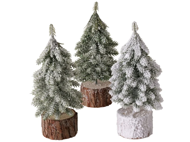 Boltze Senja Weihnachtsbaum sortiert mehrfarbig 19cm (1 Stück)