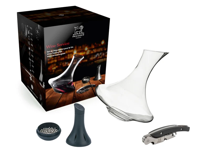 PEUGEOT WINE SERVICE Weinverkostungsset 4tlg