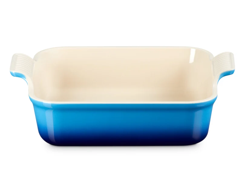 Le Creuset Auflaufform Tradition quadratisch azure 23cm