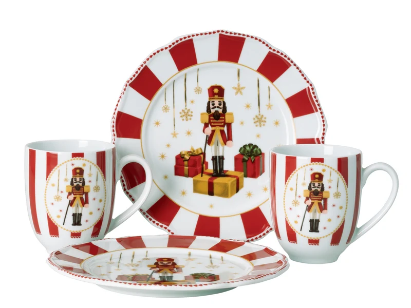 Hutschenreuther Christmas Love red Set 4tlg