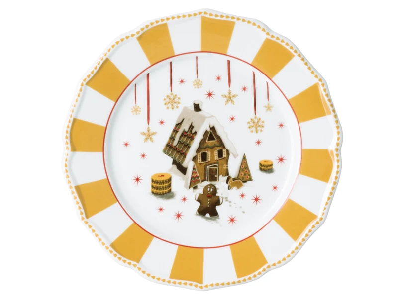 Hutschenreuther Christmas Love beige Teller flach 22cm