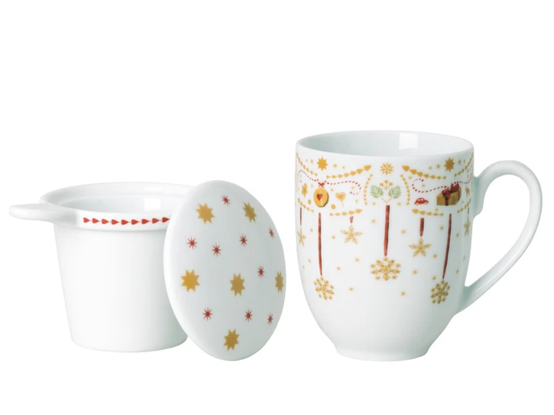 Hutschenreuther Christmas Love Tee-Becher Set 3tlg