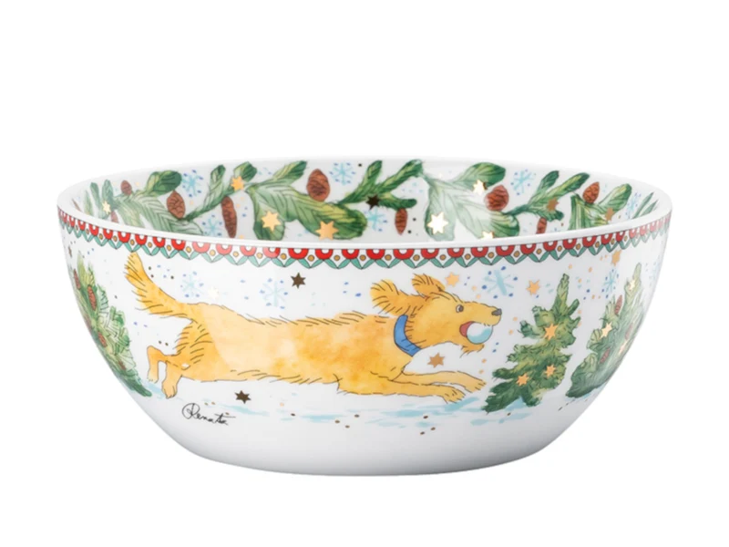 Hutschenreuther Sammelkollektion 2025 Weihnachtsspiele Müslischale 15cm