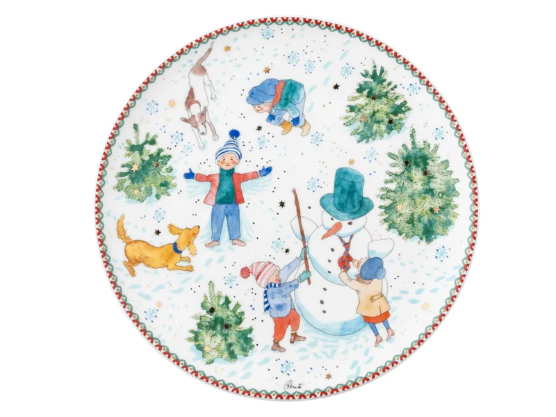Hutschenreuther Sammelkollektion 2025 Weihnachtsspiele Teller flach 22cm