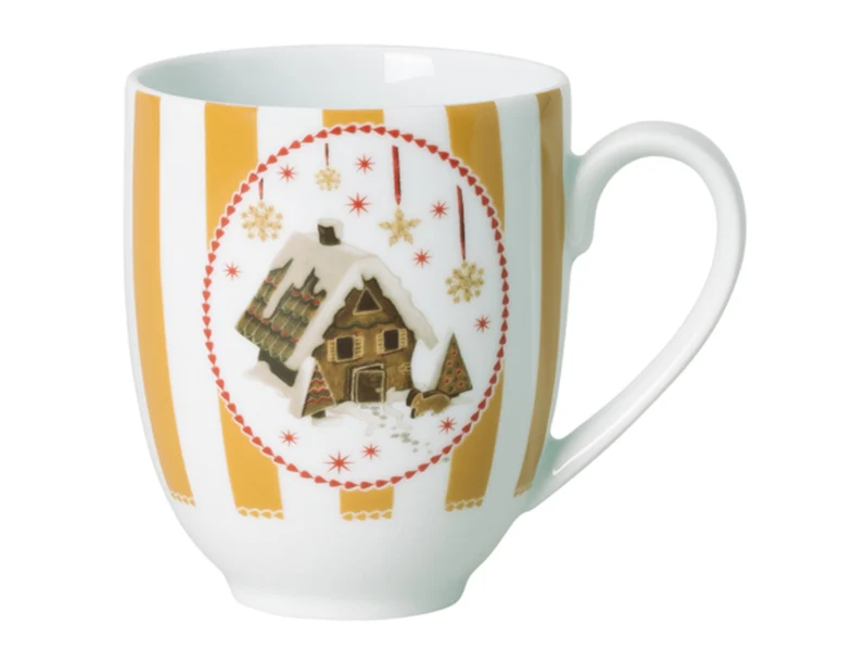 Hutschenreuther Christmas Love beige Becher mit Henkel 0,4l