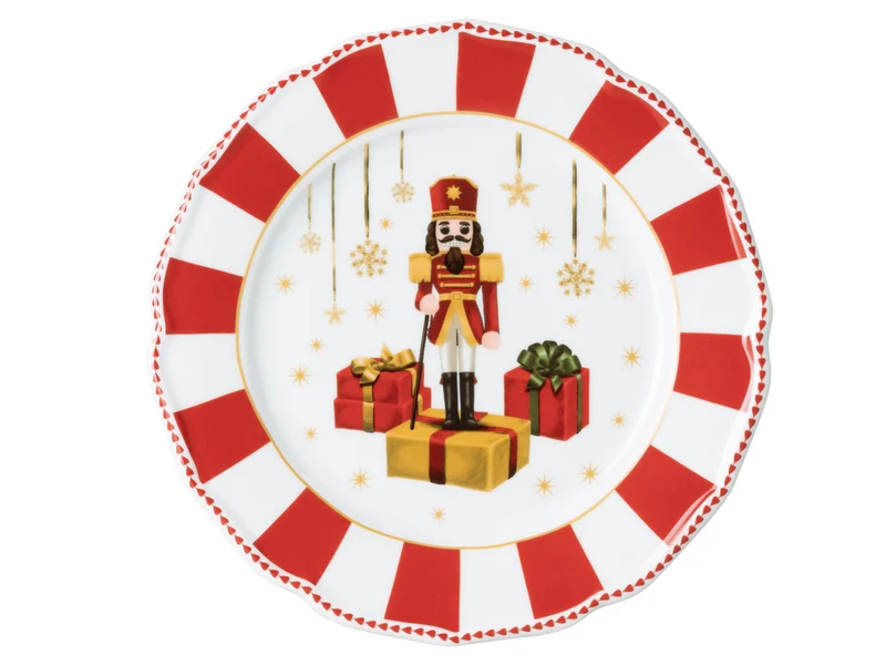 Hutschenreuther Christmas Love red Teller flach 22cm