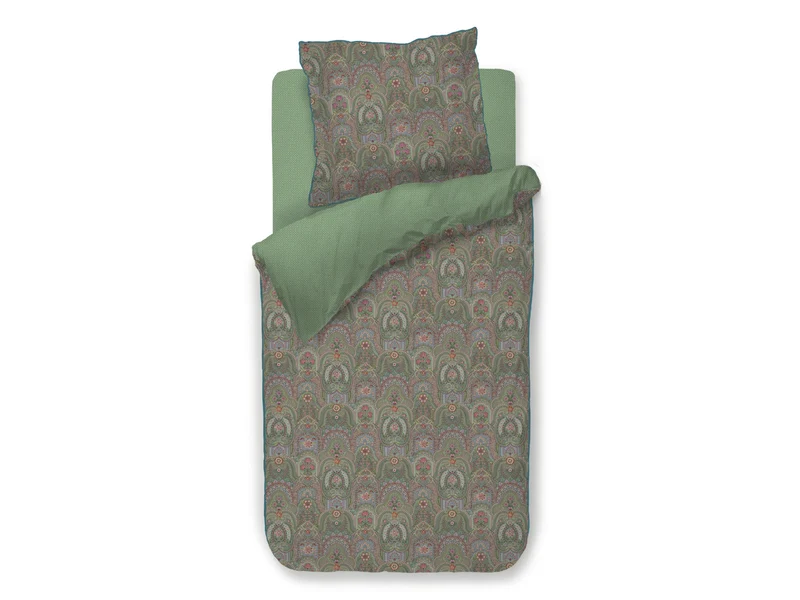 Pip Studio Little Jabali Bettwäsche grün 135x200cm (1 Stück)