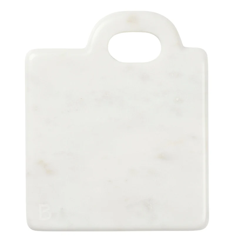 Broste Copenhagen Olina Schneidebrett white marmor 14x17cm