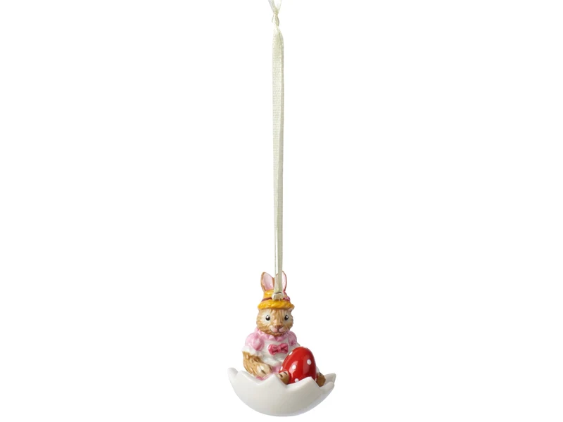 Villeroy & Boch Bunny Tales Ornament Anna in Eischale 5 cm