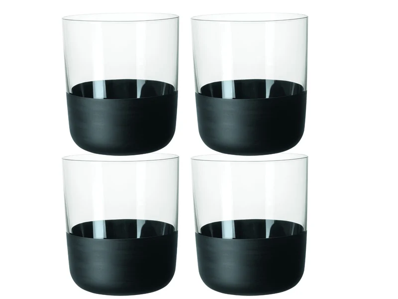 Villeroy & Boch Manufacture Rock Whiskybecher Set 4tlg.