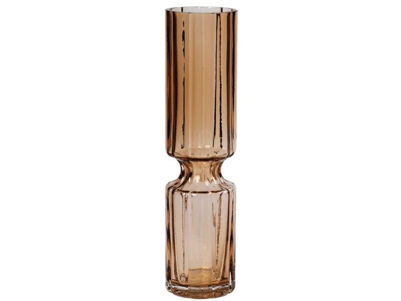 Broste Copenhagen Hyacint Vase Glas Indian Tan 31,7 cm