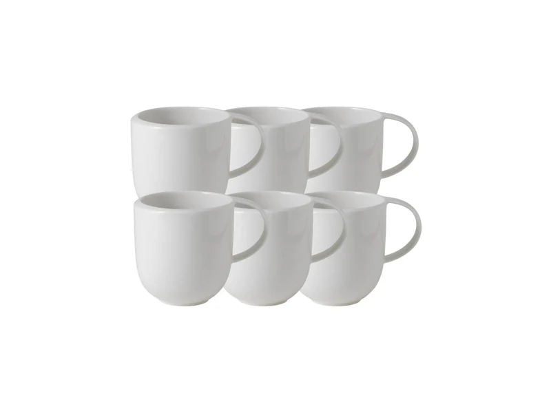Villeroy & Boch NewMoon Becher mit Henkel 0,39 l Set6