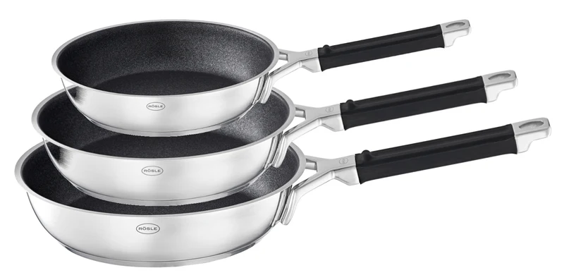Rösle Silence®Pro Pfannen-Set 3tlg. 24, 28 & 32 cm