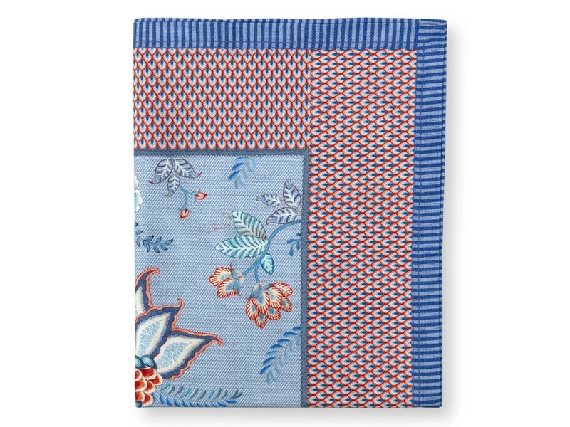 PIP STUDIO Flower Festival Tischdecke Blue 150 x 250 cm