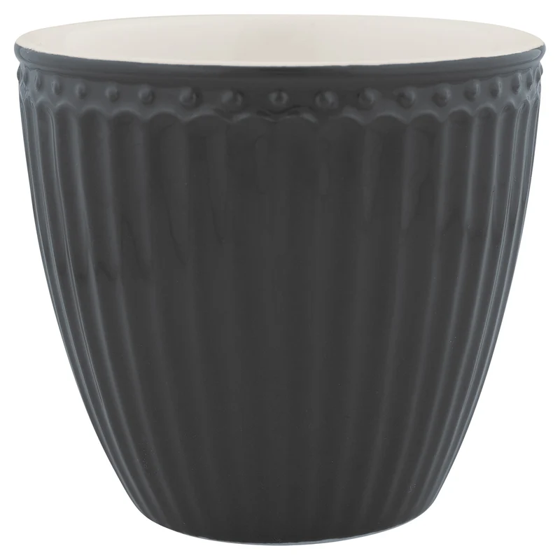 Greengate Alice Latte Cup dark grey 0,25 l