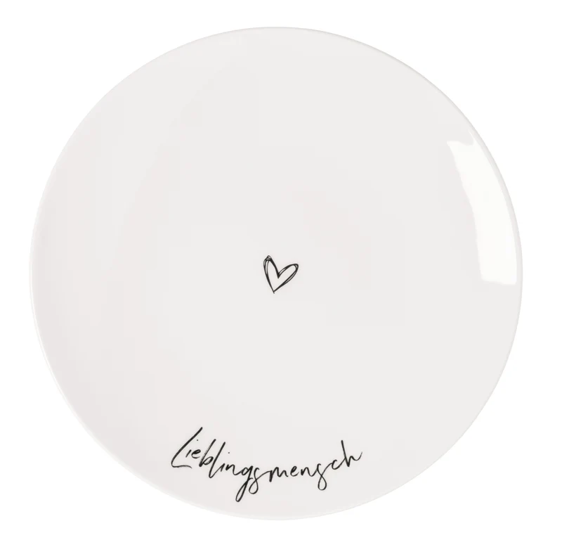 Villeroy & Boch Statement Frühstücksteller Lieblingsmensch 21 cm