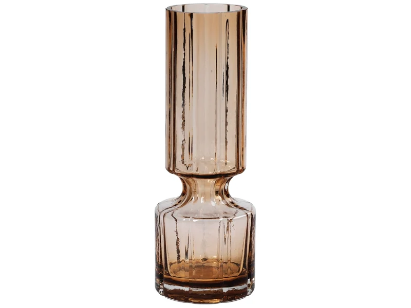 Broste Copenhagen Hyacint Vase Glas Indian Tan 28,3 cm