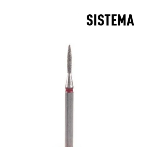 Flamme 1,2 mm bis 2,5 mm rot Fräseraufsatz SISTEMA