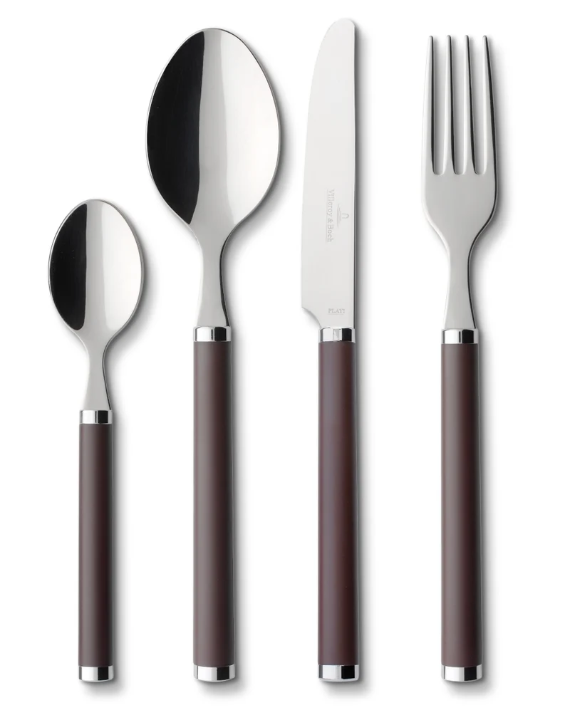 Villeroy & Boch Play! chocolate brown Tafelbesteck 24tlg.