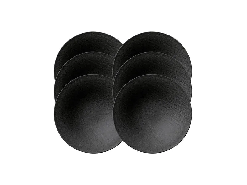 Villeroy & Boch Manufacture Rock Schale tief 29 cm Set6