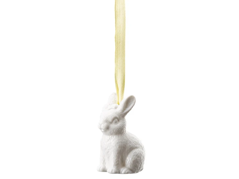 Hutschenreuther Osteranhänger Weiss Hase sitzend