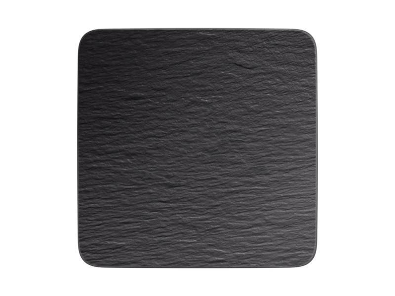 Villeroy & Boch Manufacture Rock Servierplatte quadr. 32,5 cm