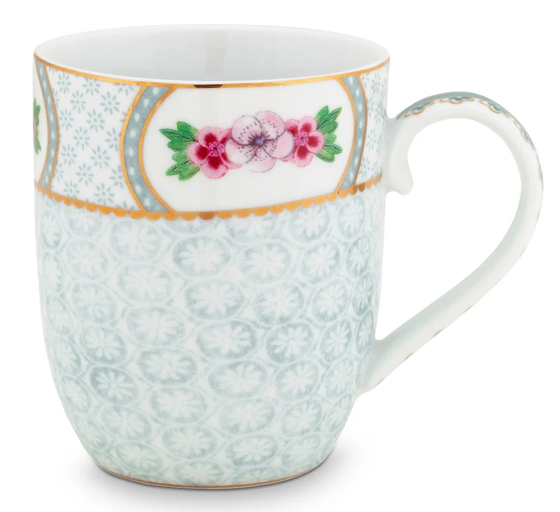 PIP STUDIO Blushing Birds Henkelbecher white 0,2l