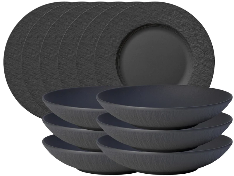 Villeroy & Boch Manufacture Rock Tafelset 12tlg