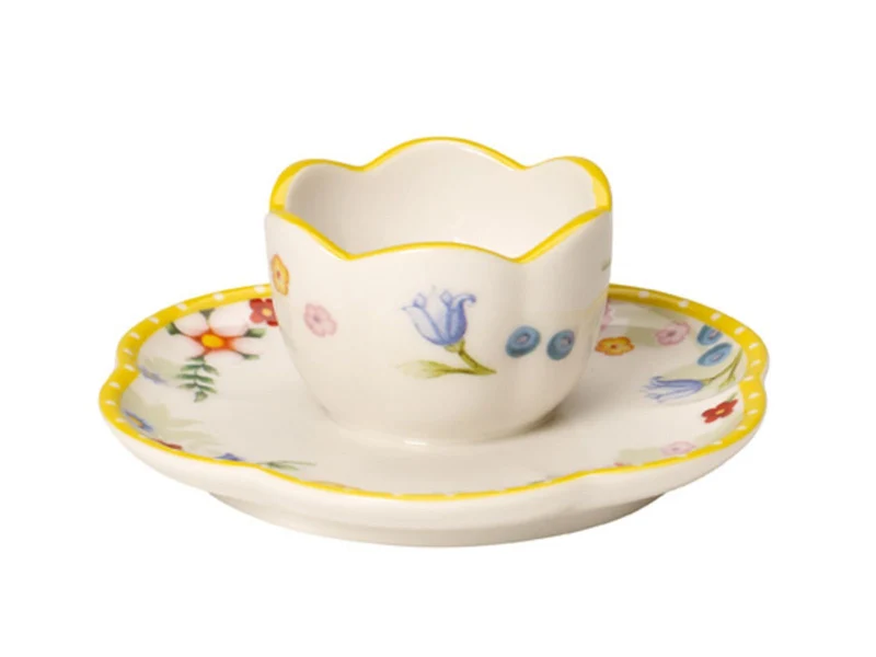 Villeroy & Boch Spring Awakening Eierbecher mit Unterteller