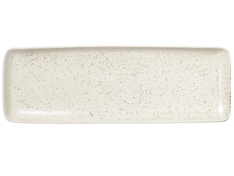 Broste Copenhagen NORDIC VANILLA Platte eckig 12,5 x 35 cm