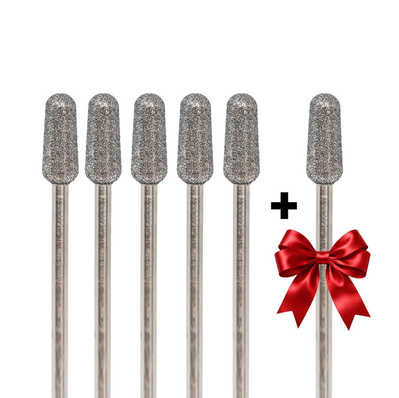 SET Kegel 5,0 mm blau (6 Stück) Fräseraufsatz SISTEMA