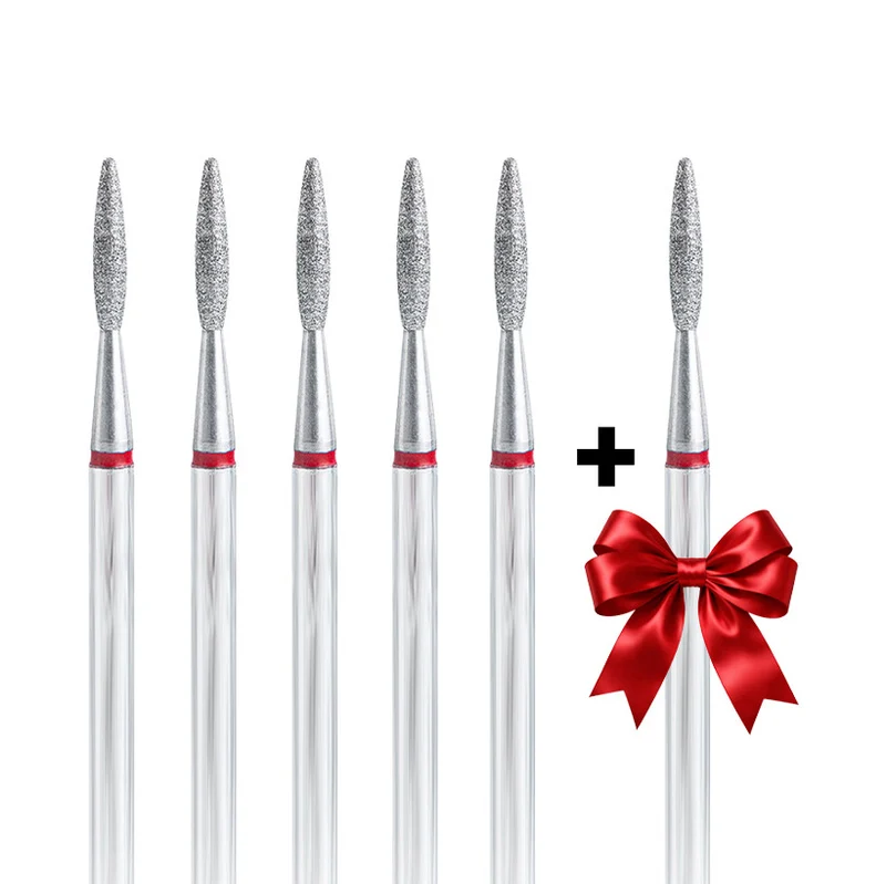 SET Flamme mit sicherer Spitze 1,6 mm Fein (6 Stück) Fräseraufsatz SISTEMA