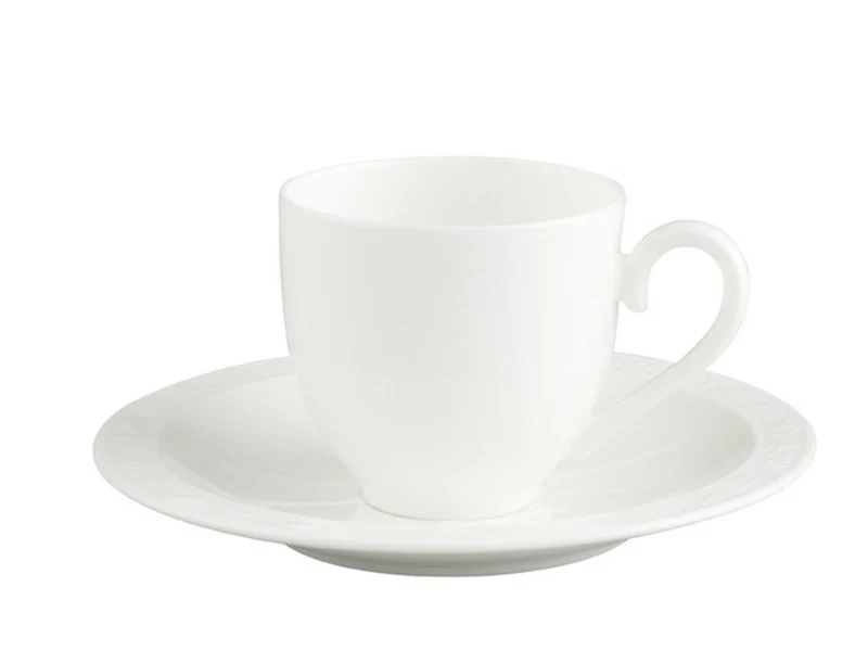 Villeroy & Boch White Pearl Mokka-/Espressotasse 2tlg.