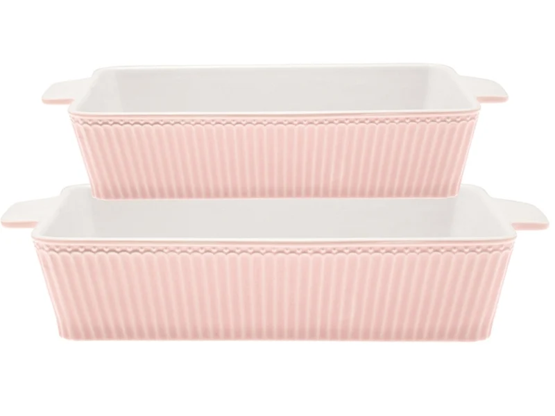 Greengate Alice Auflaufform pale pink Set2