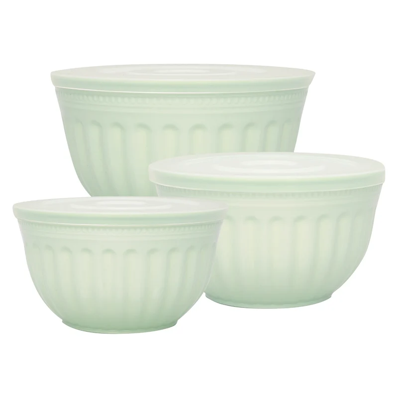 Greengate Alice Schüssel mit Deckel pale green Set3