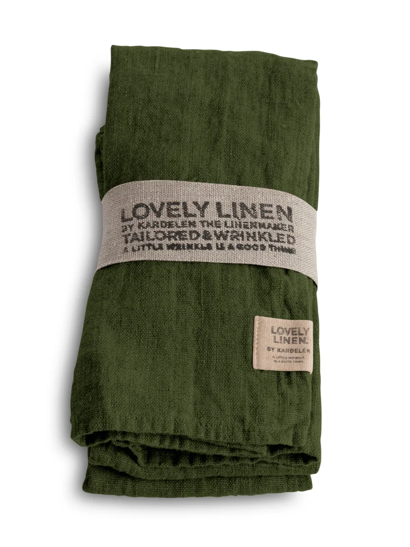 Lovely Linen Lovely Serviette Leinen green (1 Stück)