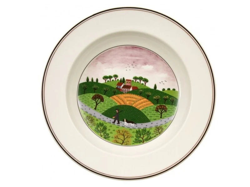 Villeroy & Boch Design Naif Suppenteller Jäger 21 cm