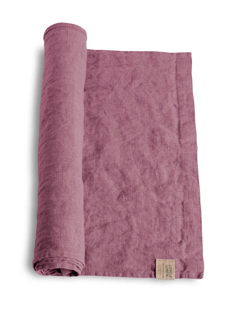 Lovely Linen Lovely Tischläufer Leinen old rose 47 x 150 cm
