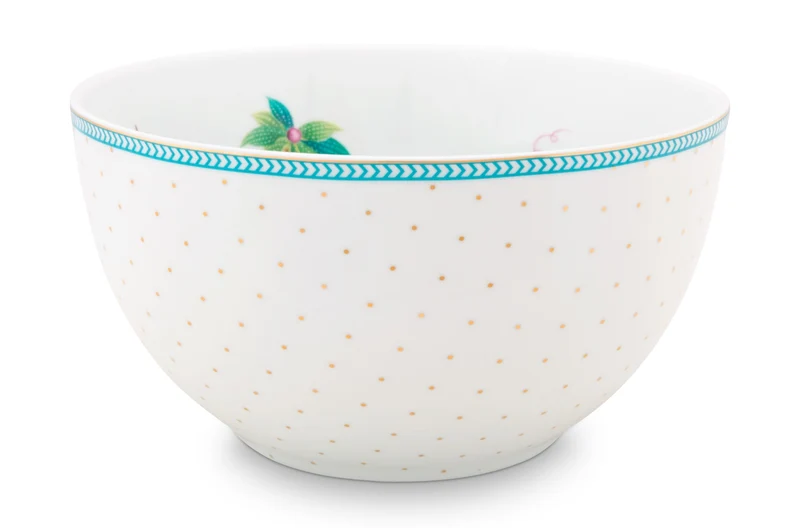 PIP STUDIO Jolie Flowers Dots Gold Bowl 15 cm